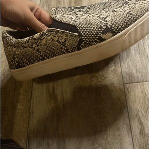 Snake Print Soda Slip On